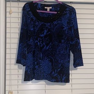 3/4 Sleeve Dressy Blouse